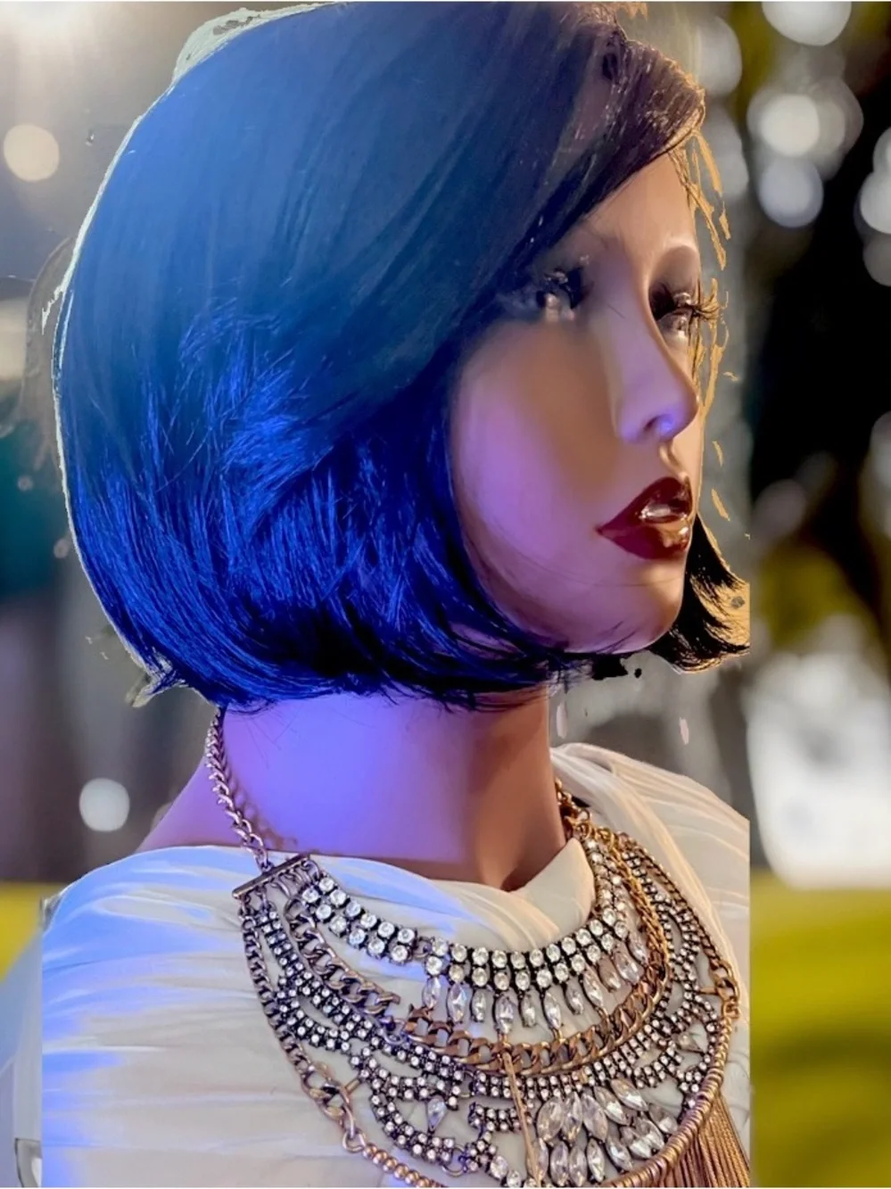 EUAL SHORT BOB WIG |MERCURY | Layered Invisible L Part Wig -BRAND NEW #1 Black